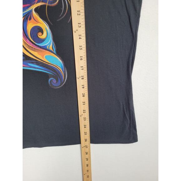 Bold Strokes: The Colorful Cat T-Shirt XL Women's - Picture 5 of 6